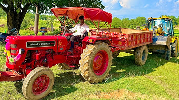 JCB 3dx Xpert Loading Mud in Trolley | Mahindra 275 Di | Jcb video | Tractor Video #jcb #tractor