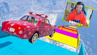 LA MEJOR MEGA RAMPA IMPOSIBLE DEL MUNDO! PERO CON NUEVOS COCHES!! - GTA V ONLINE