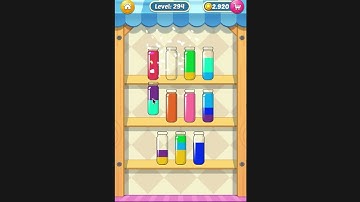 Water Sort Puzzle I Level 294 I  Facebook I SOLVED