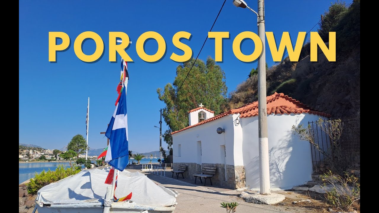 Discovering Poros Island Main Town  – Chill Streets & Stunning Waterfront