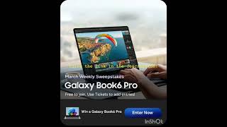 Win a Galaxy Book 6 Pro