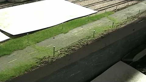 Model Railroad VLog: Putting Scenery on the Interchange: Part 64