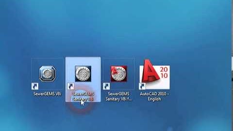 Learn SewerGems V8i - lesson 1 part 2 - introduction