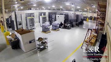 Time Lapse of Installation of Okuma Palletace / Fastems Flexible Manufacturing System
