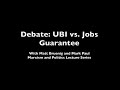 Debate: Federal Job Guarantee with Matt Bruenig and Mark Paul