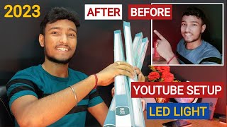 YouTube studio setup process Wipro 20w LED Tube Light 2023/Shoot your video Professionally on Mobile screenshot 5