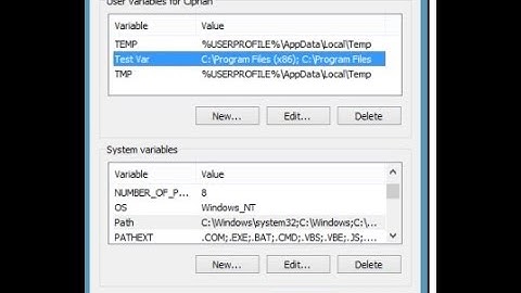 How to set Environment Variables for Java Windows 10