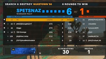 i dropped 30 kills in search and destroy