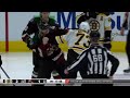 Charlie McAvoy annihilated by Antoine Roussel