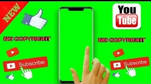 3D animated green screen Subscribe button No Copyright