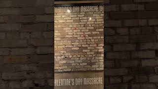 The Valentine’s Day Massacre Wall. It’s now on display at the Mob Museum in Las Vegas. vegas