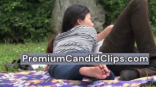 Film 121 - Candid Girl Feet, Asian Anxiety Struggling Feetplay - Full Vid Available