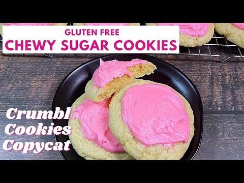 Soft and Chewy Gluten Free Sugar Cookies – Crumbl Cookie Copycat