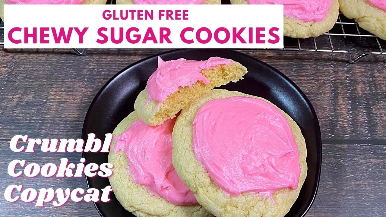 Soft and Chewy Gluten Free Sugar Cookies – Crumbl Cookie Copycat