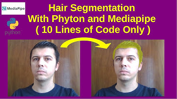 Hair Segmentation and Hair Color change with Python and Mediapipe