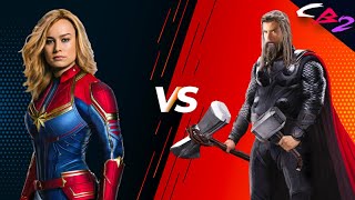 Thor Vs Captain Marvel || Explained in HINDI ||