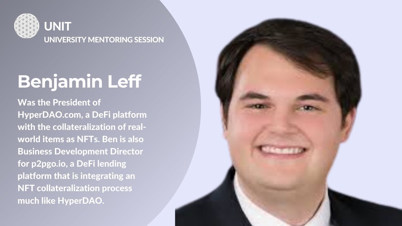 6th Live Mentoring Session with Benjamin Leff - Former president of HyperDAO.com