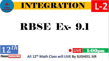 Integration class 12 | RBSE Class 12 Exercise 9.1 Q.no. 11, 14 , 22 | Class 12 maths chapter 9.1 |
