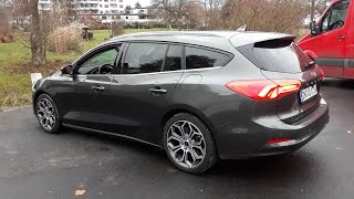 2019 Ford Focus Turnier 1.0 Ecoboost 125 Titanium startup, engine and indepth tour