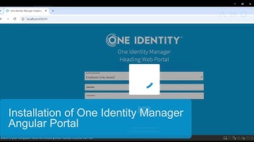 Installation of One Identity Manager Angular Portal