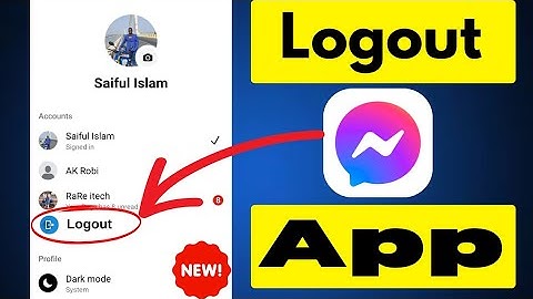 How to Log out From Messenger in 2025