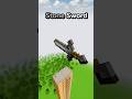 Minecraft Swords vs. Giant Building! ⚔️🏢 #Shorts#minecraft