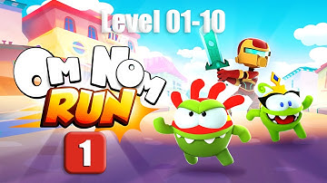 Om Nom: Run - Gameplay Walkthrough Part 1 - Level 01-10 (iOS, Android)