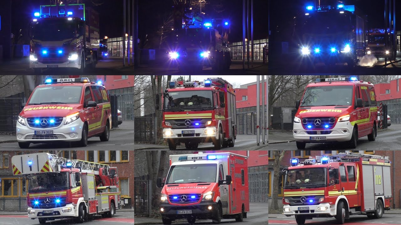 [DORTMUND|SONDERFAHRZEUGE!] Einsatzfahrten von Feuerwehr und Rettungsdienst aus Dortmund!