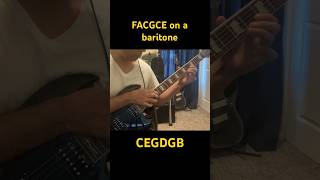 Baritone guitar alternate tuning