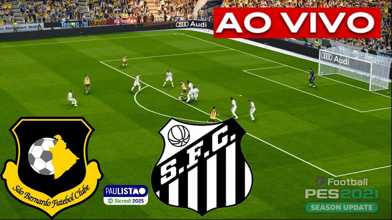 SÃO BERNARDO x SANTOS AO VIVO COM IMAGENS ASSISTA AGORA! AO VIVO NO ...