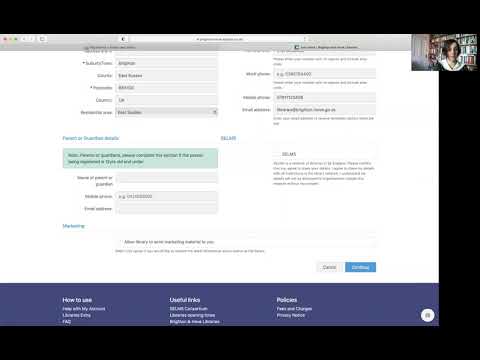How to join Brighton and Hove Libraries Online