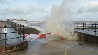 High Tide & Big Waves in New Brighton 16-11-20