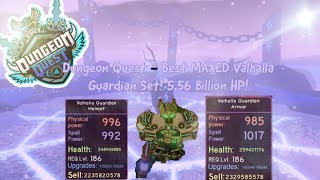 Dungeon Quest  MAXED Valhalla Guardian Armor 5.56B! Gameplay + Tips on Northern Lands! [Roblox]