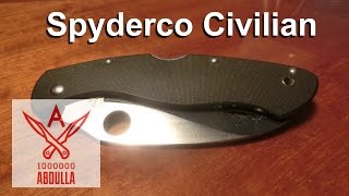 Нож маньяка Spyderco Civilian