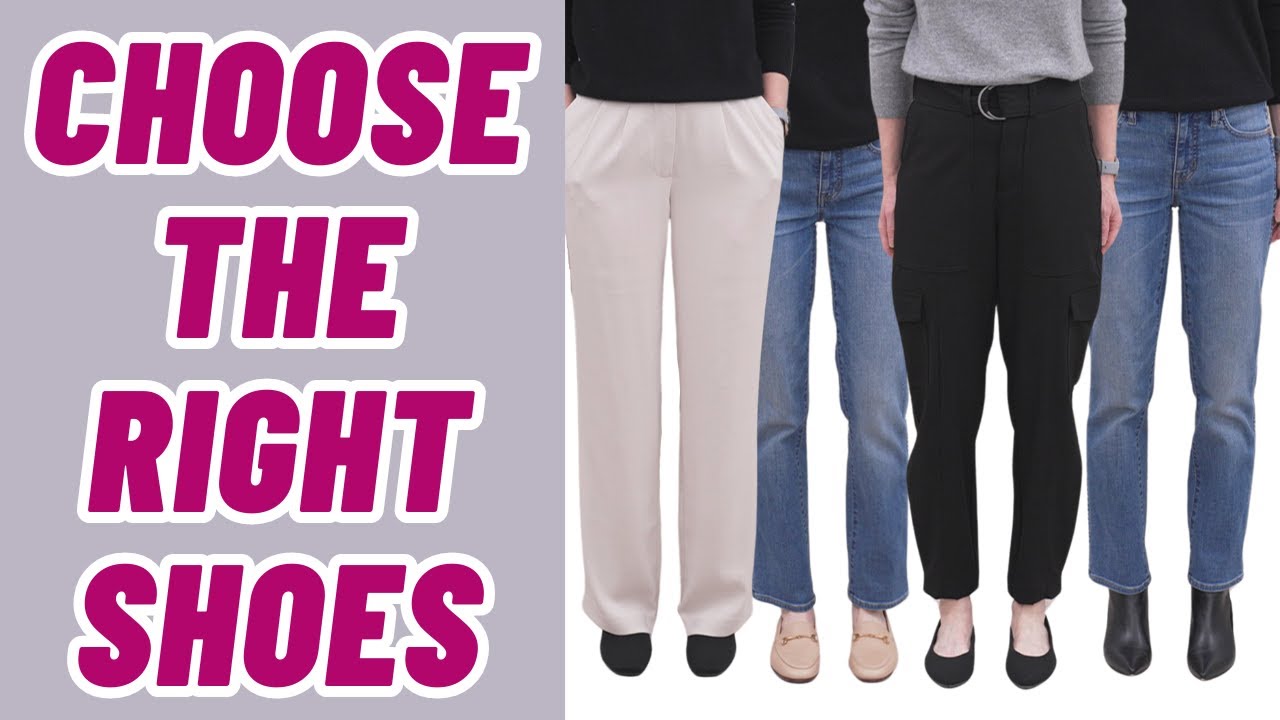 How To Choose The Right Shoes With Wide Leg, Straight, Skinny