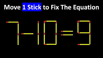 Brain Test - Improve IQ - Fix The Equation #matchstickpuzzle #simplylogical #braintest