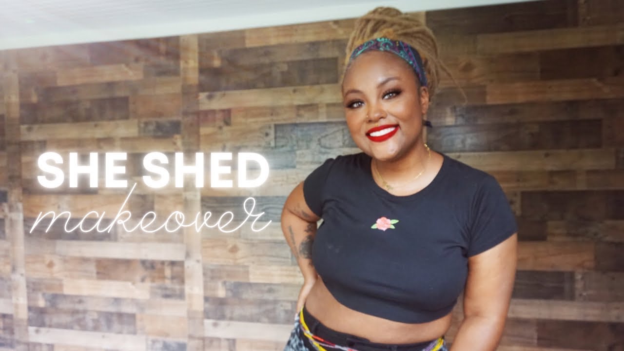 DAYS IN MY LIFE VLOG: SHE SHED INTERIOR MAKEOVER! TURNING MY ROOM INTO A CLOSET? 