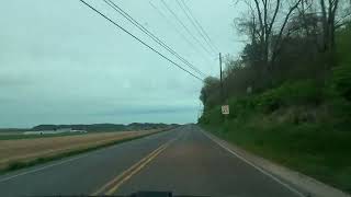 Driving from Old Mill Creamery to Lewisburg, PA (04/23/2024)