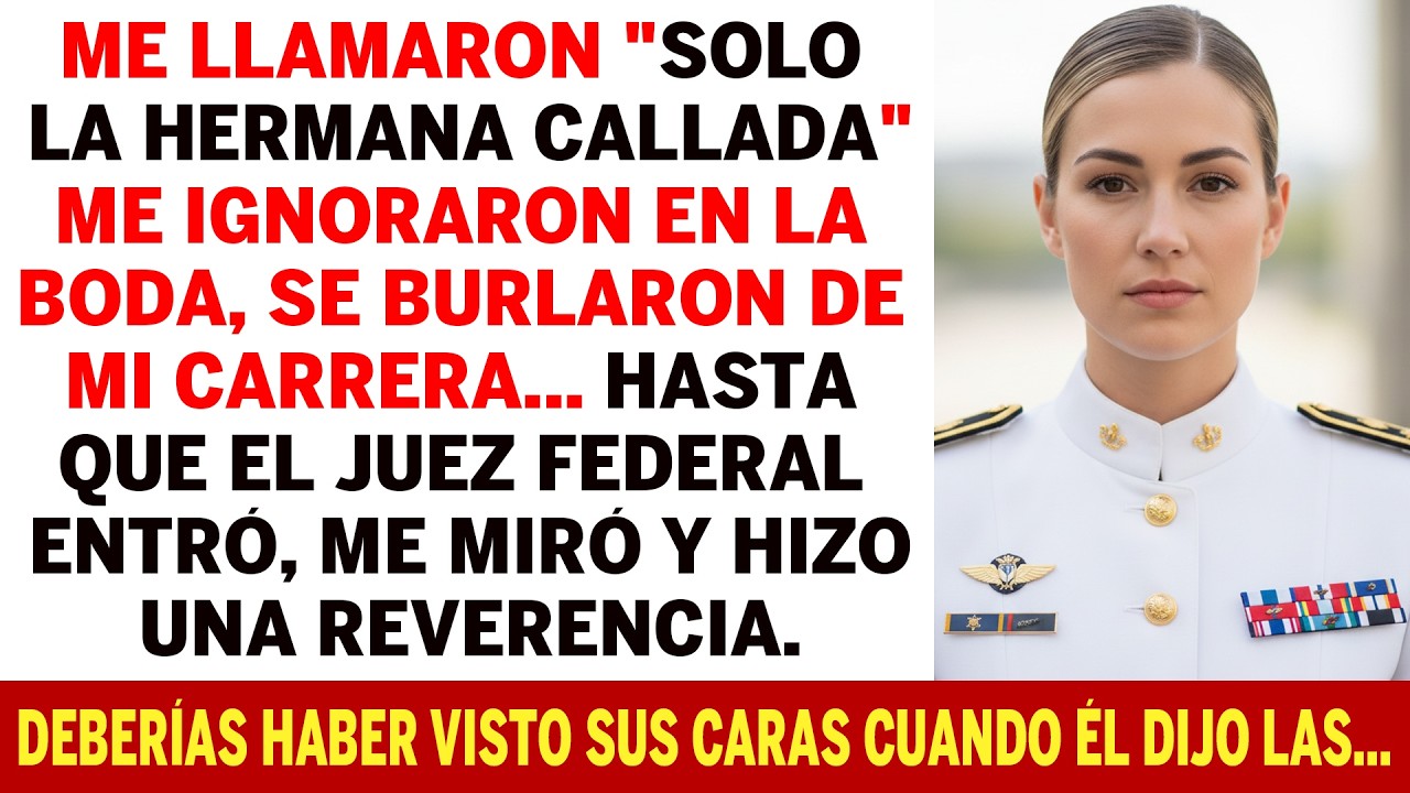 El Suegro De Mi Hermana Me Despreció En Su Boda — Luego Entró El Juez Y Se Inclinó.