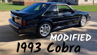 Did I make a MISTAKE buying a MODIFIED 1993 Mustang Cobra? BUT it's a BLACK ON BLACK Foxbody.....