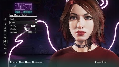 Saints Row Boss Factory cute brunette