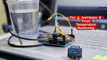 🌡️ Arduino Temperature Monitoring System with DS18B20 & OLED Display 📟  #tech