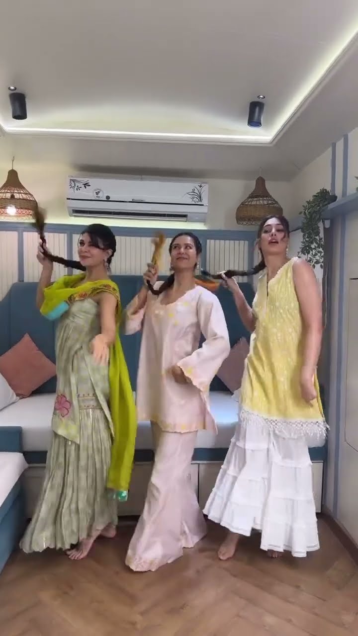 Jacqueline Fernandez, Sonam Bajwa, \u0026 Nargis Fakhri’s FUN dance on viral Kaali Activa song? #shorts