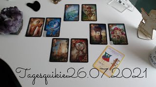 DEIN TAGESORAKEL FÜR MONTAG DEN 26.07.2021(SEI EINFACH DU SELBST)TAROT ORAKEL KARTENLEGEN