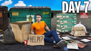 Homeless to even more homeless in GTA 5 RP - Day 7