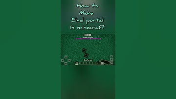 How to make end portal in minecraft #short #minecraft #fyp #tiktok #trending #tiktokviral #mcpe
