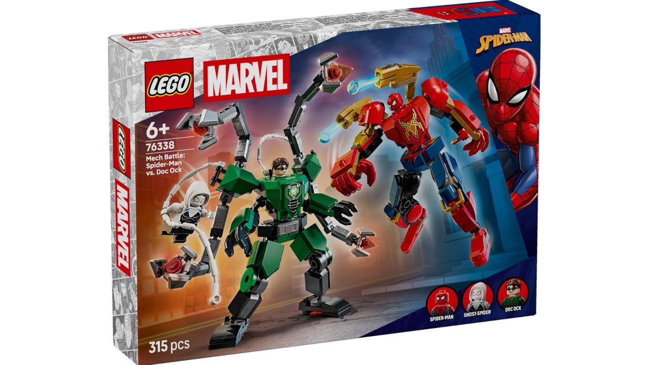 motiページ LEGO 76338 Instructions | Marvel | Mech Battle: Spider-Man vs. Doc