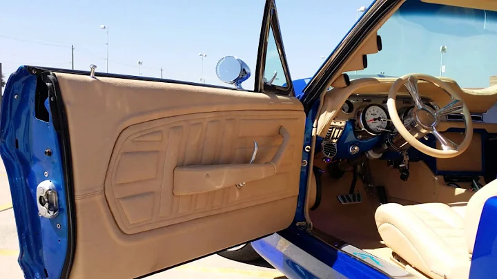 1967 Blue Boss - Custom Mustang Fastback