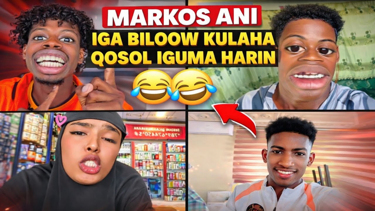 MARKOS ANI IGA BILOOW KULAHA QOSOL IGUMA HARIN 🤣🤣🤣