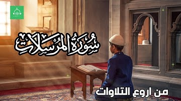سورة المرسلات  برواية شعبة   بصوت القارئ الشيخ مشارى بن راشد العفاسى